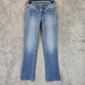 Nicci Jeans Womens 26 Light Blue Light Wash Straight Leg 100% Cotton Style 204